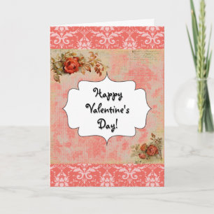 Joyeuse Saint-Valentin Carte de vœux vintage