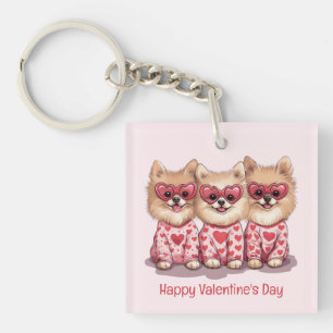 Joyeuse Saint-Valentin Chiens Pomeranian