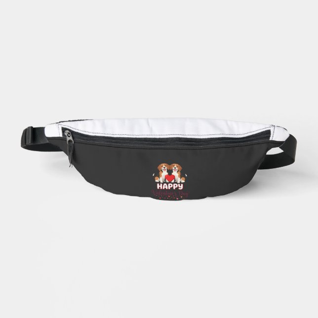 Joyeuse Saint-Valentin Couple de Beagles (Recto)