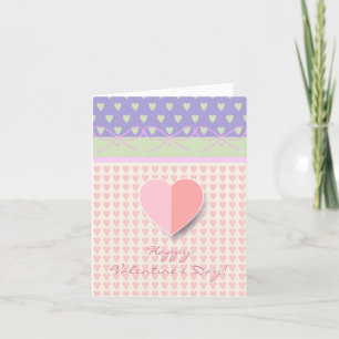 Joyeuse Saint-Valentin Élégante Carte de Vœux