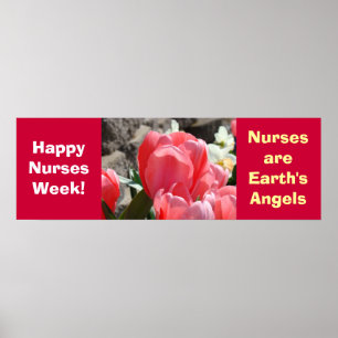 Joyeuse Semaine des Infirmières ! affiches Personn