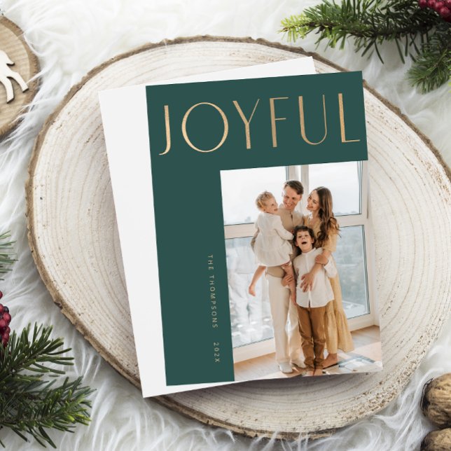 Joyeuse + Simple carte de Noël Modèle (Créateur téléchargé)