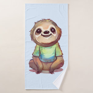 Joyeuse Sloth portant une chemise mignonne
