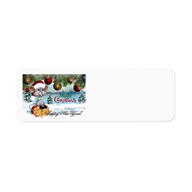 Joyeuse souris de Noël (Devant)
