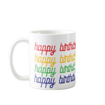 Joyeuse tasse de café d'anniversaire
