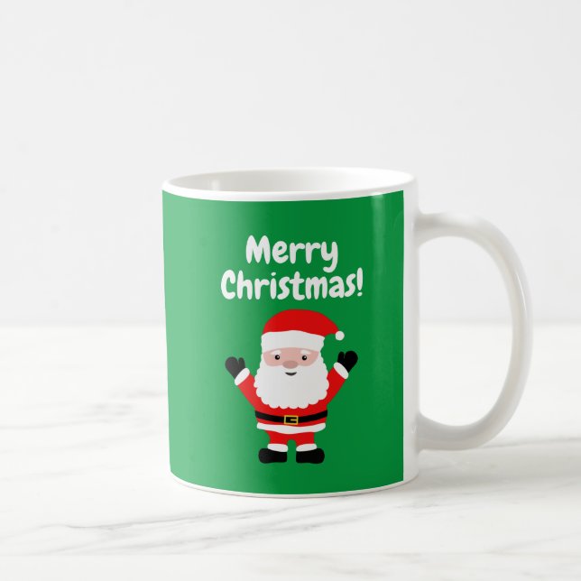 Joyeuse tasse de café de Noël avec un joli dessin  (Droite)