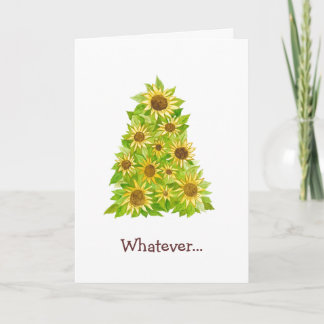 Joyeuse tournesol Quelle que soit la carte