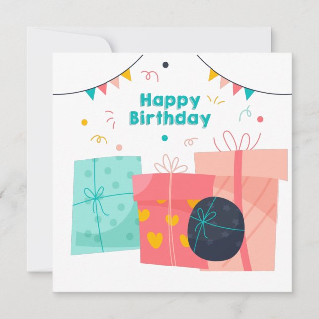 Joyeuses cartes d'anniversaire, amusantes cartes d (Devant)