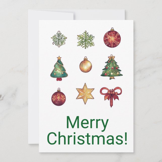 Joyeuses cartes de Noël (Devant)