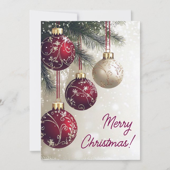 Joyeuses cartes de Noël (Devant)