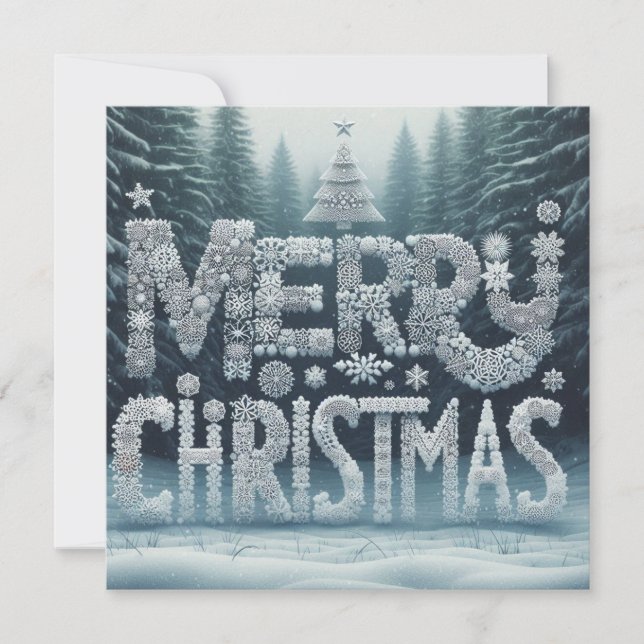 Joyeuses Cartes de voeux de Noël (Devant)