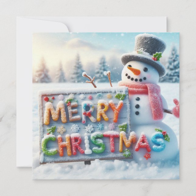 Joyeuses Cartes de voeux de Noël (Devant)