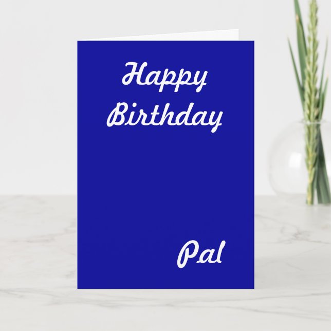 Joyeuses cartes de voeux pour Anniversaire Pal (Devant)