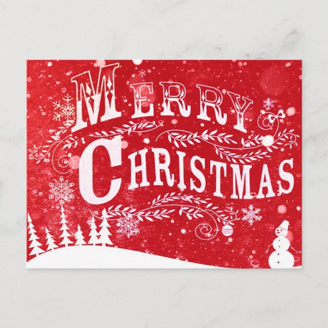 Joyeuses cartes postales de Noël (Devant)