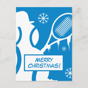 Joyeuses cartes postales de Noël avec joli bonhomm