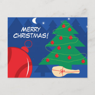 Joyeuses cartes postales de Noël avec un joli desi