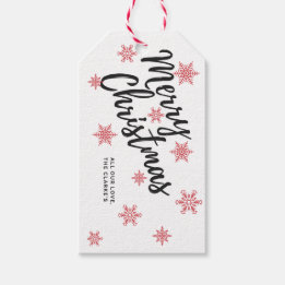 Joyeuses étiquettes cadeaux de Noël