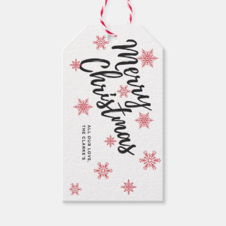 Joyeuses étiquettes cadeaux de Noël