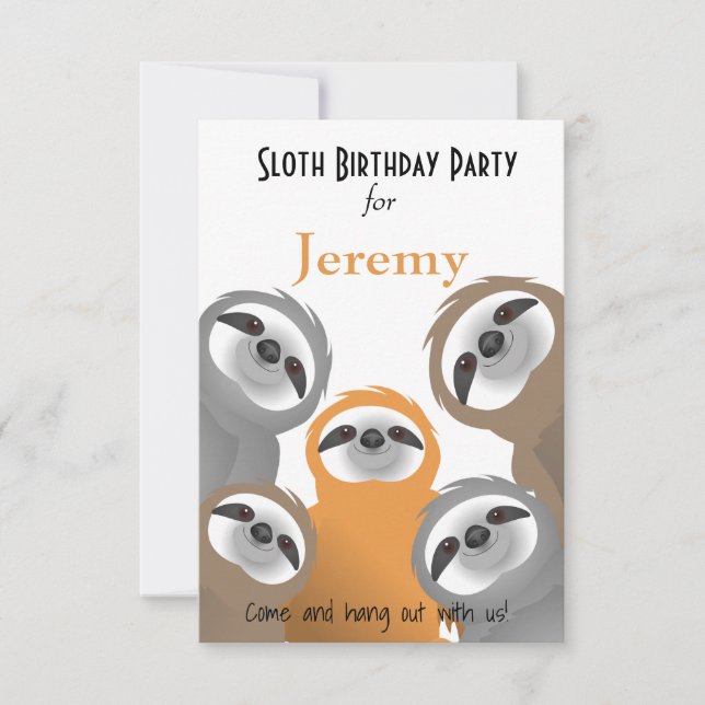 Joyeuses fentes Anniversaire Invitation (Devant)