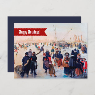 Joyeuses fêtes. Carte de Noël personnalisée