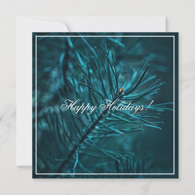 Joyeuses Fêtes Carte de Vœux Sapin de Noël (Devant)