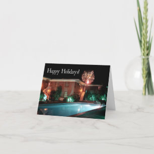 "Joyeuses fêtes du motel" Carte Un-Xmas