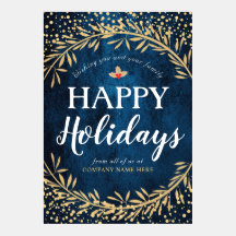 Joyeuses fêtes et bonnes affaires Merci