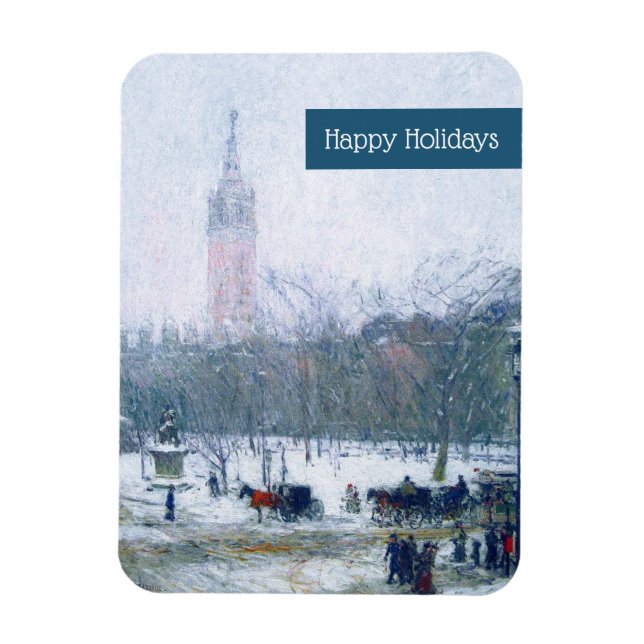 Joyeuses fêtes. Magnets cadeaux de Noël en beaux-a (Vertical)