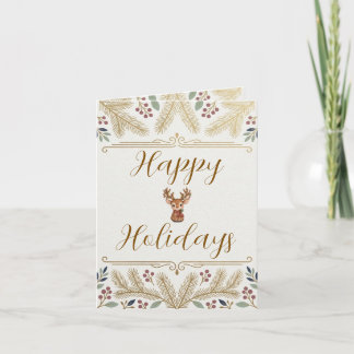 Joyeuses Fêtes Moderne Carte de Vœux de Noël