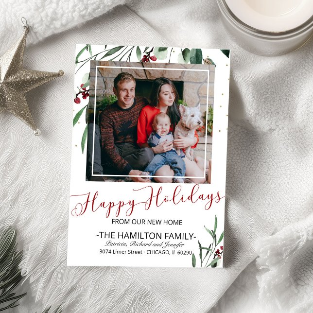 Joyeuses Fêtes Nouvelle Maison Moving Faire-part P (Créateur téléchargé)