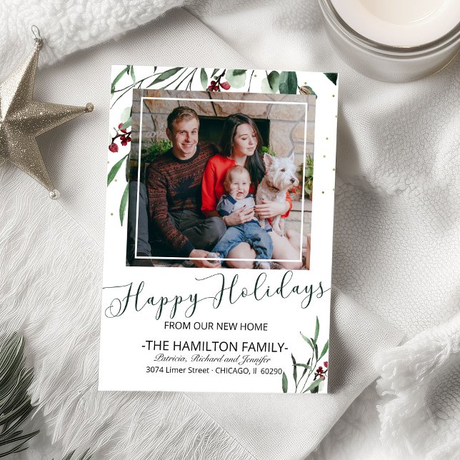 Joyeuses Fêtes Nouvelle Maison Moving Faire-part P (Créateur téléchargé)