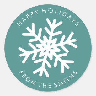 Joyeuses fêtes - Turquoise de Noël + Étiquette bla