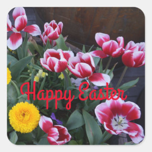 Joyeuses fleurs de printemps de Pâques Stickers #4