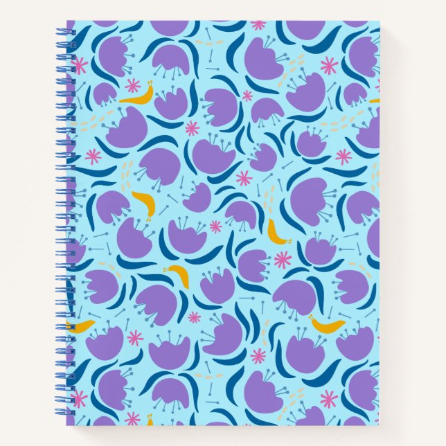 Joyeuses fleurs et boues - Carnet spiral (Devant)