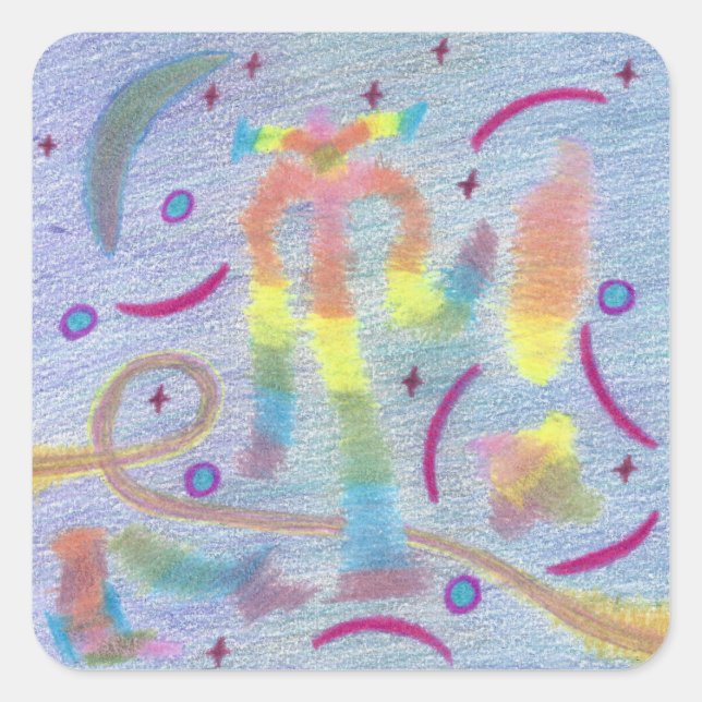 Joyeuses nuits sous les stickers de la lune (Devant)