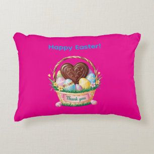 Joyeuses Pâques ! Merci ! Coussin