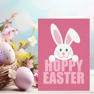 Joyeuses Pâques Mignon Joyeuses Pâques Lapin Carte