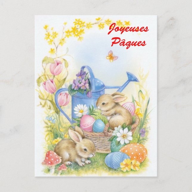 Joyeuses Pâques Postcard (Front)