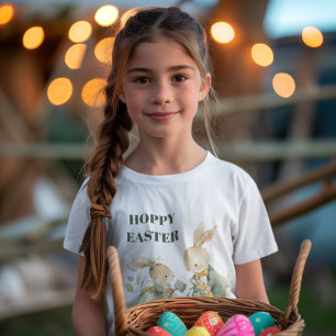 Joyeuses Pâques   T-Shirt Enfants Lapin 