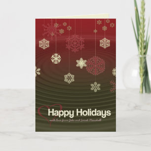 Joyeuses vacances Carte Ripple