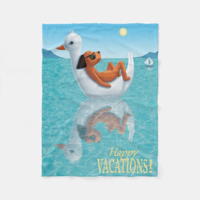 Joyeuses Vacances ! Couverture Polaire (Devant)