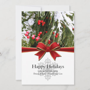 Joyeuses Vacances d'hiver Carte Appartement