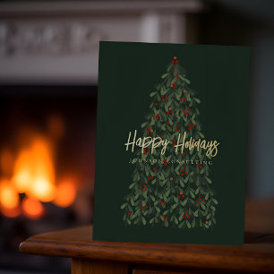 Joyeuses vacances Moderne élégant sapin de Noël