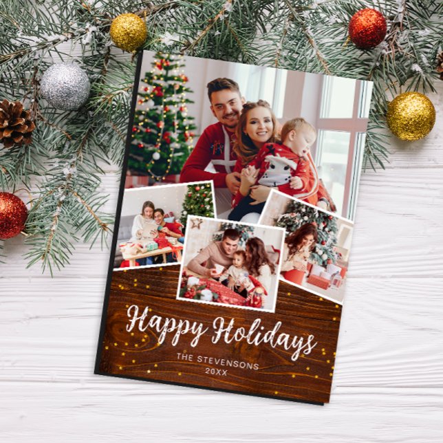 Joyeuses vacances Photo Carte de Noël magnétique (Créateur téléchargé)