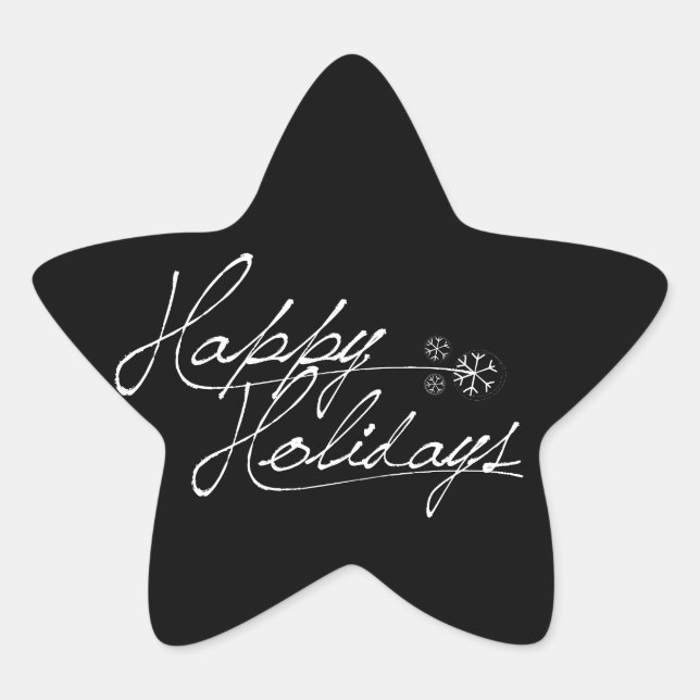 Joyeuses vacances Stickers Star de vacances (Devant)