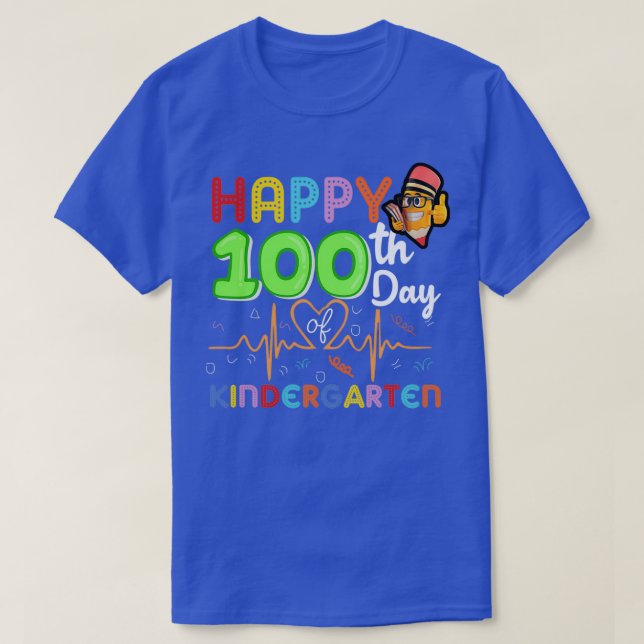 Joyeux 100e jour de maternelle Classique TShirt (Design devant)