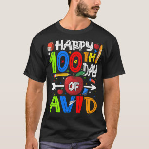 Joyeux 100ème jour de T-shirt enseignant ou étudia
