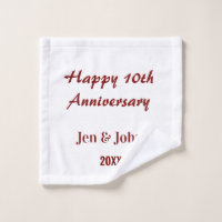 Joyeux 10ème anniversaire de mariage mauve nom sim