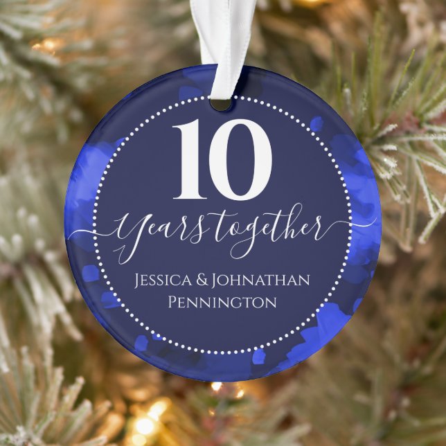 Joyeux 10ème anniversaire de Mariage une photo (Arbre)