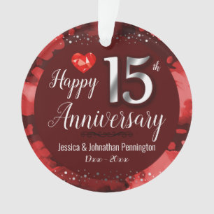 Joyeux 15e anniversaire de Mariage